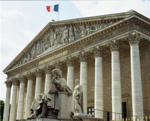 The French 'Assemblée nationale', the most important House of Parliament today